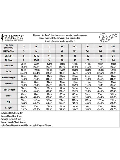 ZANZEA Women Solid 2PCS Dress Sets Casual Short Sleeve Crop Tops Suit Fashion Long Skirts Outfits Holiday Simple Matching Sets