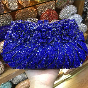 Women's Diamond Handbags Rhinestones Evening Bags Bridal Stones Clutch Purse Lady Clutches Bags Party Wedding Evening Bag