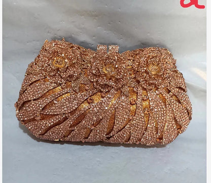 Women's Diamond Handbags Rhinestones Evening Bags Bridal Stones Clutch Purse Lady Clutches Bags Party Wedding Evening Bag