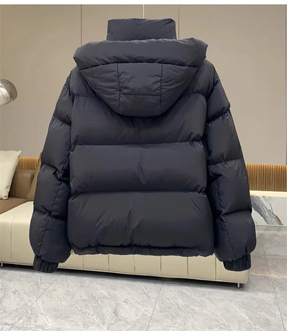 Winter Jacket Women Parkas 2024 New Short Hooded Cotton Padded Jacket Casual Warm  Parka Female Outwear Ladies Top