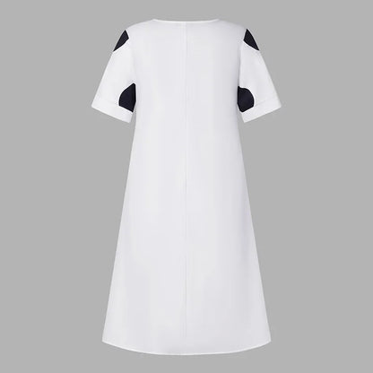 VONDA Plus Size 5XL Women Dress 2025 Summer Bohemian Polka Dot Maxi Long Dress V Neck Party Sundress Vestido Beach Robe Elegant