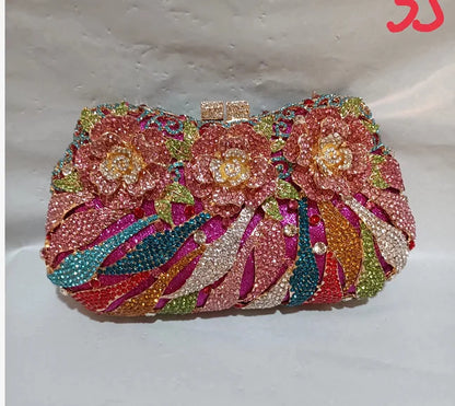 Women's Diamond Handbags Rhinestones Evening Bags Bridal Stones Clutch Purse Lady Clutches Bags Party Wedding Evening Bag
