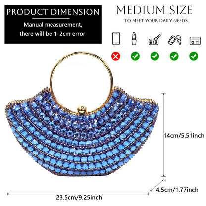 Venus Chan 2024 Latest High Heel Gold Color Atmospheric Luxury Pattern With Rhinestones Party Ladies Shoes And Bag Set