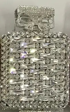 Novelty Perfume Bottle Shape Women Crystal Clutch Evening Handbags Party Wedding Rhinestone Handbags and Purses