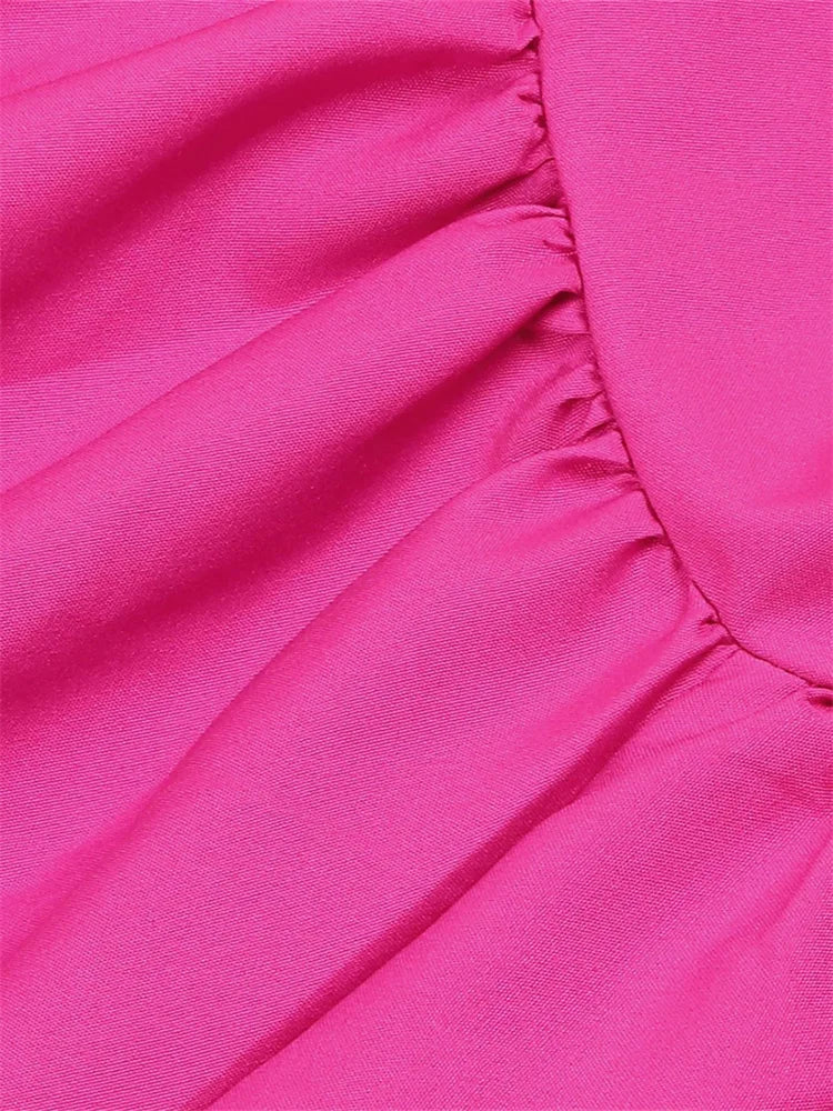 Wmstar Plus Size Dresses for Women New In Summer Clothes Slip Bow Big Hem Solid Elegant Maxi Dress Wholesale Dropshipping 2023