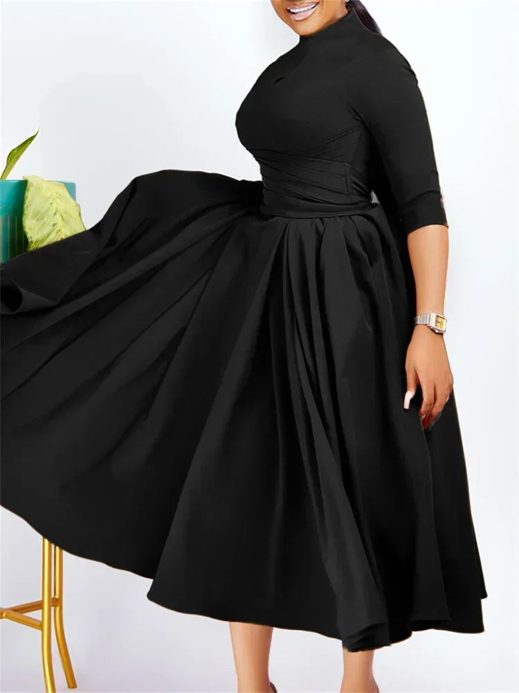 Wmstar Women African Elegant Dresses 2024 New Spring Africa Clothing Plus Size Wedding Party Long Dress Dashiki Ankara Outfits
