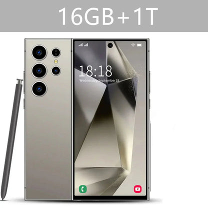 New Android Smartphone 7.3HD 5G Snapdragon 8 Gen 3 Cell phones 7800mAh Mobile Phones Face Unlocked Cell Phone Android