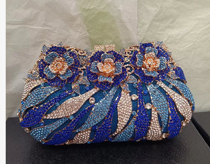 Women's Diamond Handbags Rhinestones Evening Bags Bridal Stones Clutch Purse Lady Clutches Bags Party Wedding Evening Bag