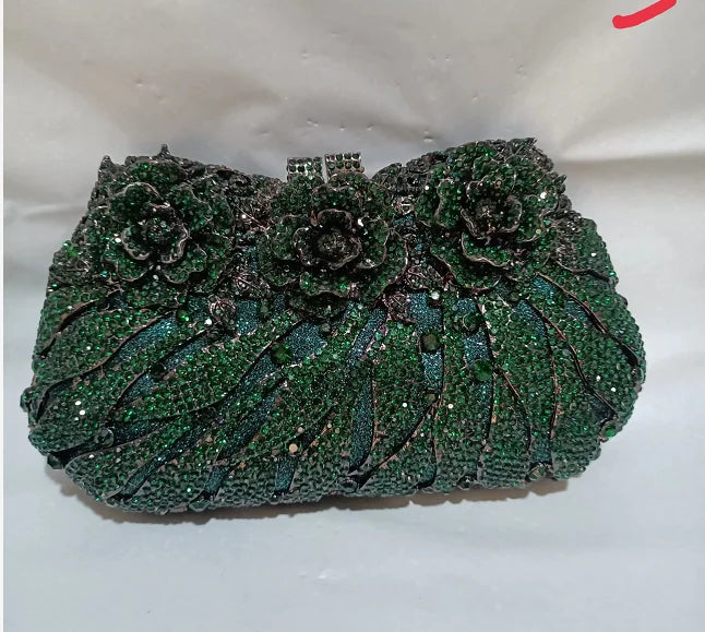 Women's Diamond Handbags Rhinestones Evening Bags Bridal Stones Clutch Purse Lady Clutches Bags Party Wedding Evening Bag
