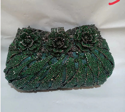 Women's Diamond Handbags Rhinestones Evening Bags Bridal Stones Clutch Purse Lady Clutches Bags Party Wedding Evening Bag