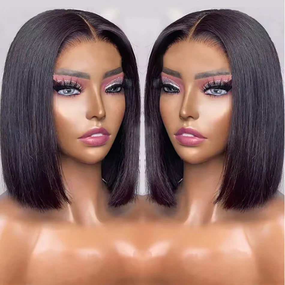 Wear And Go Glueless Wig Human Hair Bob Straight PreCut Lace Frontal Upgraded Air Wigs For Women Perruques Cheveux Humain OnSale