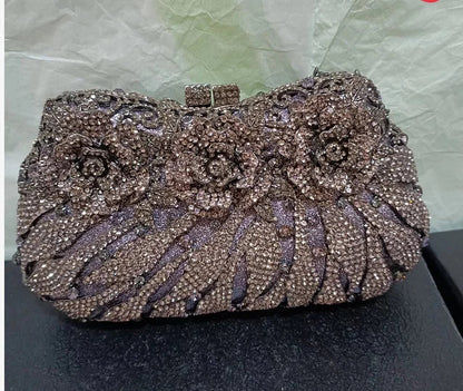 Women's Diamond Handbags Rhinestones Evening Bags Bridal Stones Clutch Purse Lady Clutches Bags Party Wedding Evening Bag