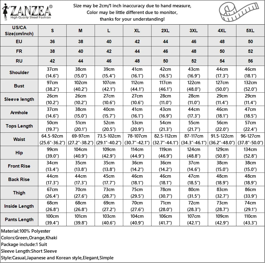 ZANZEA Women Short Sleeve Square Collar Tops Elastic Waist Pant Sets Summer Outfits Elegant Floral Embroidery Two Piece Suts