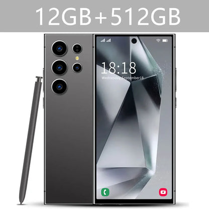 New Android Smartphone 7.3HD 5G Snapdragon 8 Gen 3 Cell phones 7800mAh Mobile Phones Face Unlocked Cell Phone Android