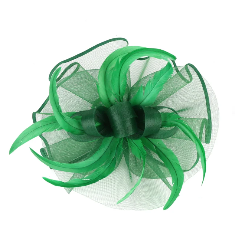 Women's Big Flower Fascinator Church Kentucky Derby Hat Royal Ascot Race Accessories Headbands Fascinator Bridal Tea Party