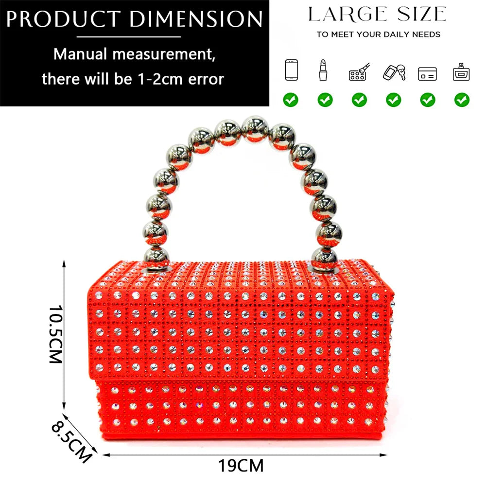 Venus Chan-Nigerian Heel Party for Women Yellow Shoes and Bag Set Rhinestone Handbag Italian Design Wedding INS 2024