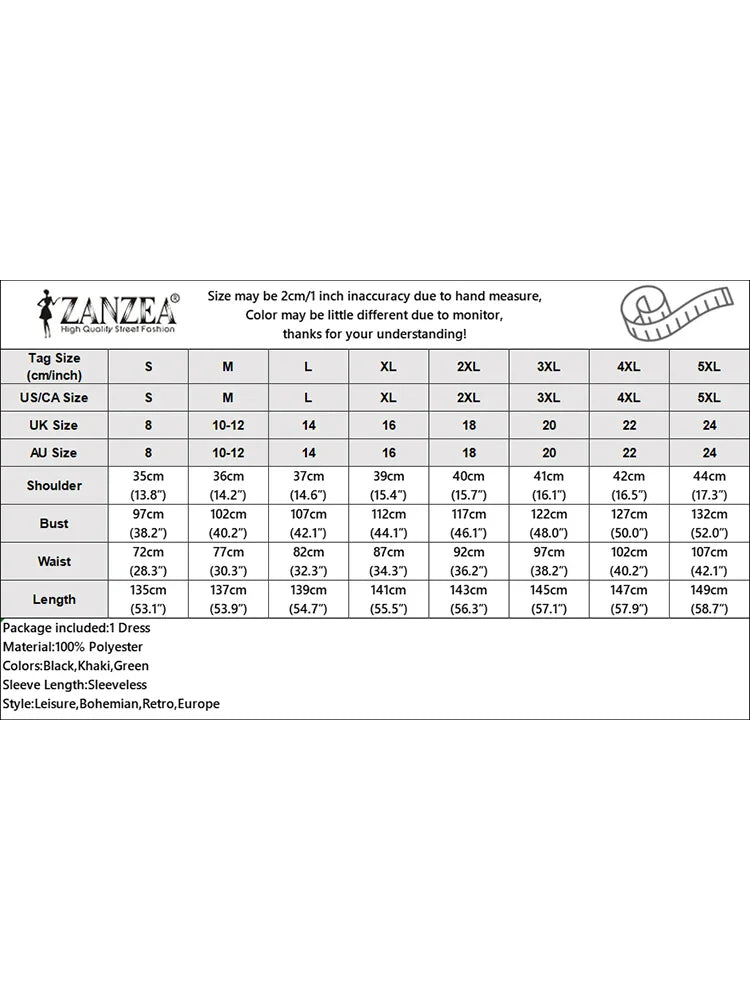 ZANZEA Summer Office Lady Sundress Woman Stylish Polka Dot Maxi Dresses Elegant Party Dress Fashion Sleeveless Holiday Robe 2025