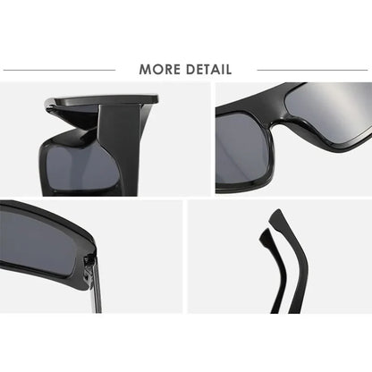 New Large Frame Square Sunglasses Women's Brand Designer Fashion Sun Glasses Women Jelly Color Trend Eyewear UV400 Oculos De Sol