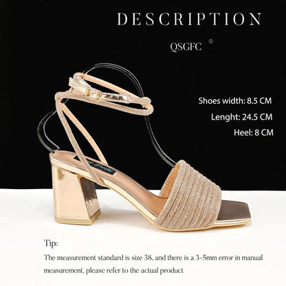 Newest Olive Colour Personalized  Design Rhinestone Decoration High Heel Peep Toe Banquet Ladies Shoes And Bag Set