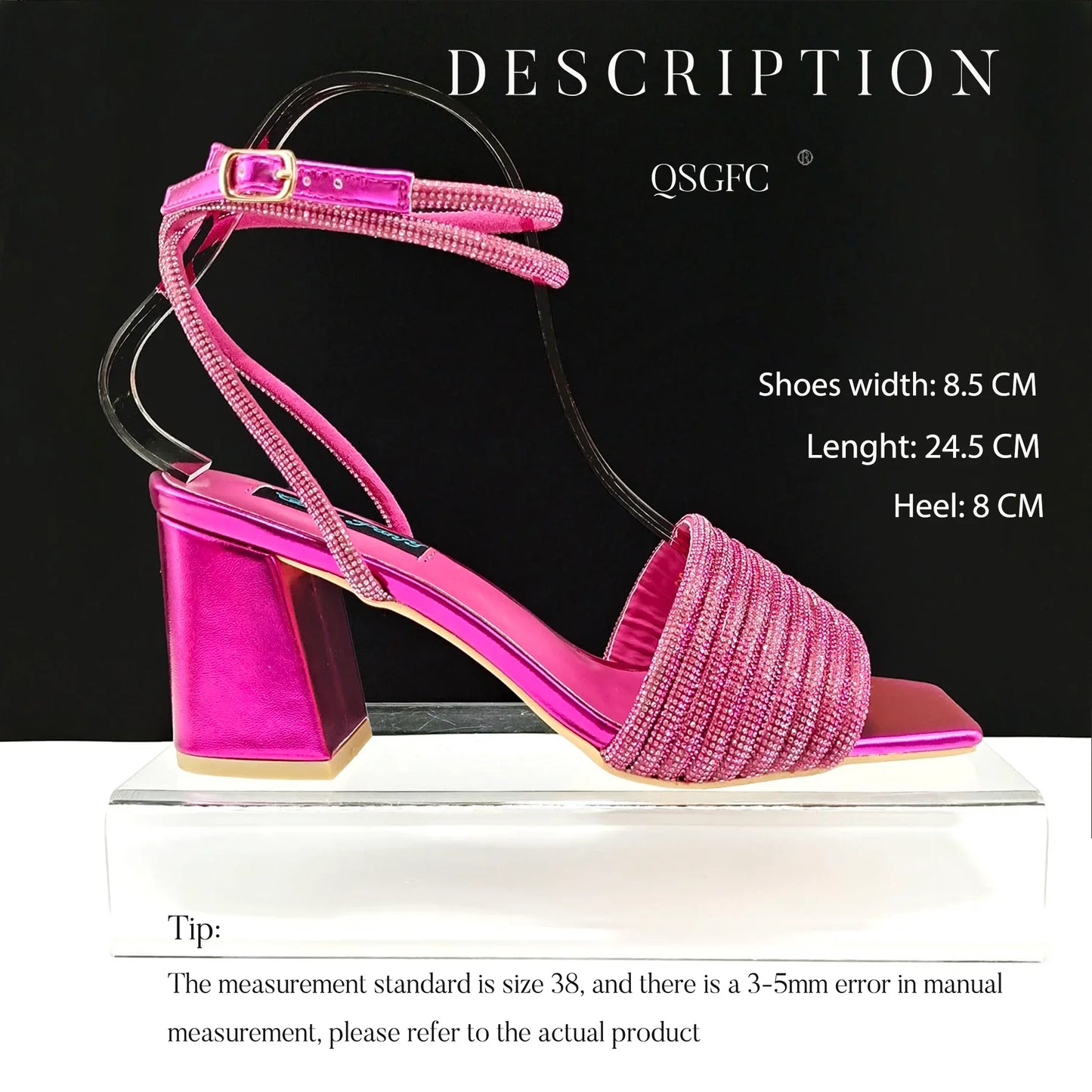 Newest Olive Colour Personalized  Design Rhinestone Decoration High Heel Peep Toe Banquet Ladies Shoes And Bag Set
