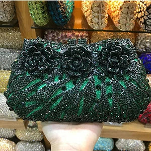 Women's Diamond Handbags Rhinestones Evening Bags Bridal Stones Clutch Purse Lady Clutches Bags Party Wedding Evening Bag