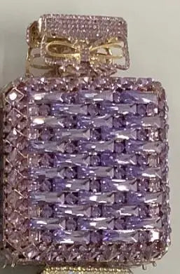 Novelty Perfume Bottle Shape Women Crystal Clutch Evening Handbags Party Wedding Rhinestone Handbags and Purses