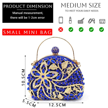 Venus Chan Nigerian Elegant Lace Net Style Green Crystal Low Heel Shoes And Three-Dimensional Mini Bag Commuter Women's Shoes