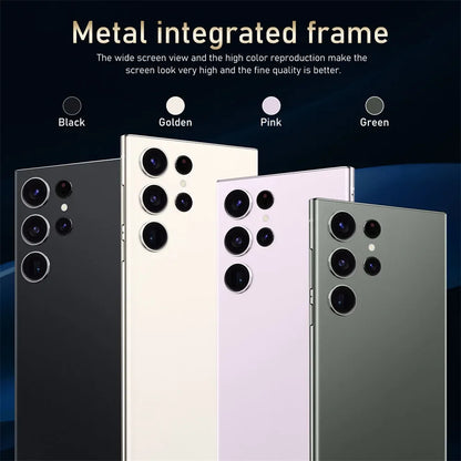 New Android Smartphone 7.3HD 5G Snapdragon 8 Gen 3 Cell phones 7800mAh Mobile Phones Face Unlocked Cell Phone Android
