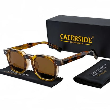 Retro Punk Men Sunglasses Small Frame Square Personalized Design Sun Glasses Women Travel Party Business Festival Gift