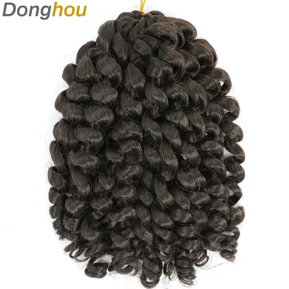Ombre Jumpy Red Ginger Wand Curls Crochet Hair 1B 27 30 350 613 Purple Grey Colors jamaican twist braiding Hair 20 Strands/Pack