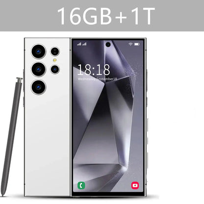 New Android Smartphone 7.3HD 5G Snapdragon 8 Gen 3 Cell phones 7800mAh Mobile Phones Face Unlocked Cell Phone Android