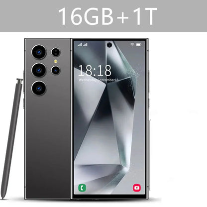 New Android Smartphone 7.3HD 5G Snapdragon 8 Gen 3 Cell phones 7800mAh Mobile Phones Face Unlocked Cell Phone Android