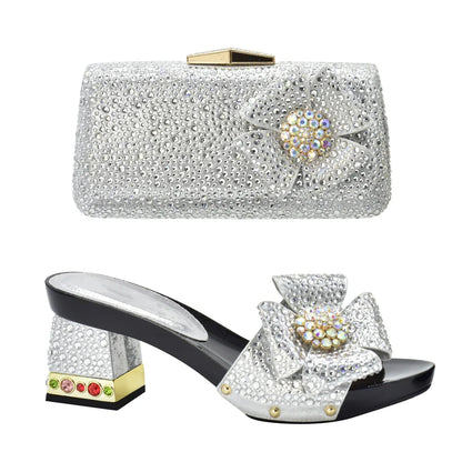 New Arrival Italian Shoes and Bags Set Envio Gratis African Matching Shoes and Bags Italian In Women Nigerian Women Wedding Shoe