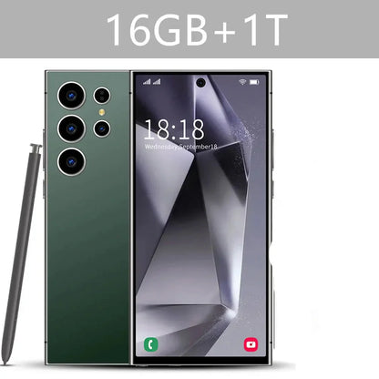 New Android Smartphone 7.3HD 5G Snapdragon 8 Gen 3 Cell phones 7800mAh Mobile Phones Face Unlocked Cell Phone Android