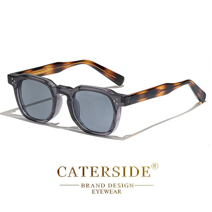 Retro Punk Men Sunglasses Small Frame Square Personalized Design Sun Glasses Women Travel Party Business Festival Gift