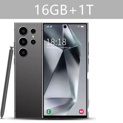 New Android Smartphone 7.3HD 5G Snapdragon 8 Gen 3 Cell phones 7800mAh Mobile Phones Face Unlocked Cell Phone Android