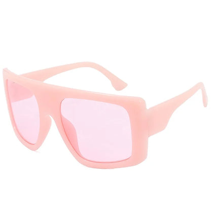 New Large Frame Square Sunglasses Women's Brand Designer Fashion Sun Glasses Women Jelly Color Trend Eyewear UV400 Oculos De Sol