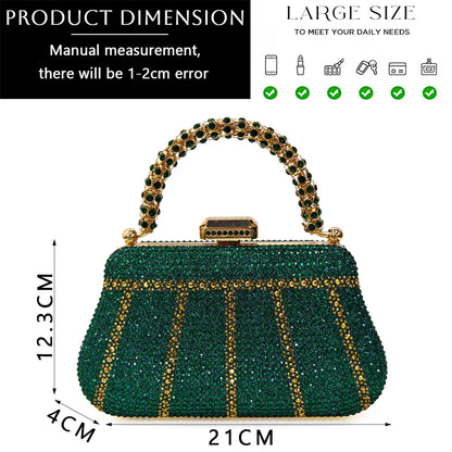 Venus Chan Black Hollow Design With Pointed Shoes And Fashion Three-Dimensional Bag Cozy Rhinestones Are Suitable For Parties