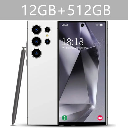 New Android Smartphone 7.3HD 5G Snapdragon 8 Gen 3 Cell phones 7800mAh Mobile Phones Face Unlocked Cell Phone Android
