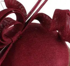 Yellow Fashion Hat Fedora Formal Dress Church Fascinators Hat Headband Party Tea Millinery Caps Mesh Hair Accessories