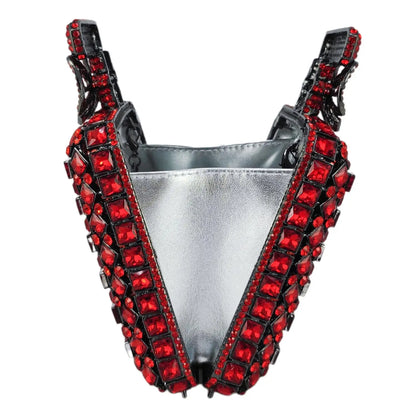 Novelty Perfume Bottle Shape Women Crystal Clutch Evening Handbags Party Wedding Rhinestone Handbags and Purses