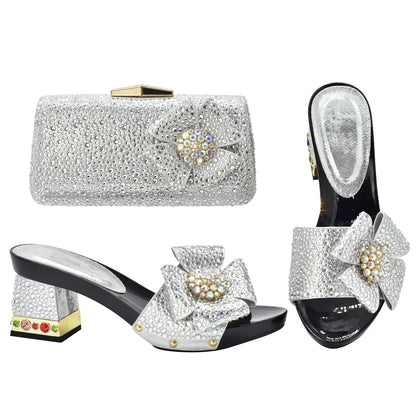 New Arrival Italian Shoes and Bags Set Envio Gratis African Matching Shoes and Bags Italian In Women Nigerian Women Wedding Shoe