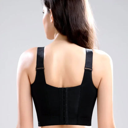 Plus Size Bra Women Sexy Bras Women Deep Cup Hide Back Fat Underwear Shaper Incorporated Full Back Coverage Lingerie Push Up Bra