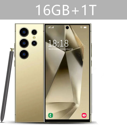 New Android Smartphone 7.3HD 5G Snapdragon 8 Gen 3 Cell phones 7800mAh Mobile Phones Face Unlocked Cell Phone Android
