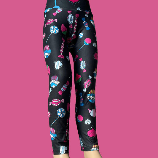 Sweets design full length stretch leggings