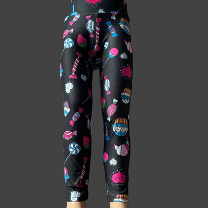 Sweets design full length stretch leggings