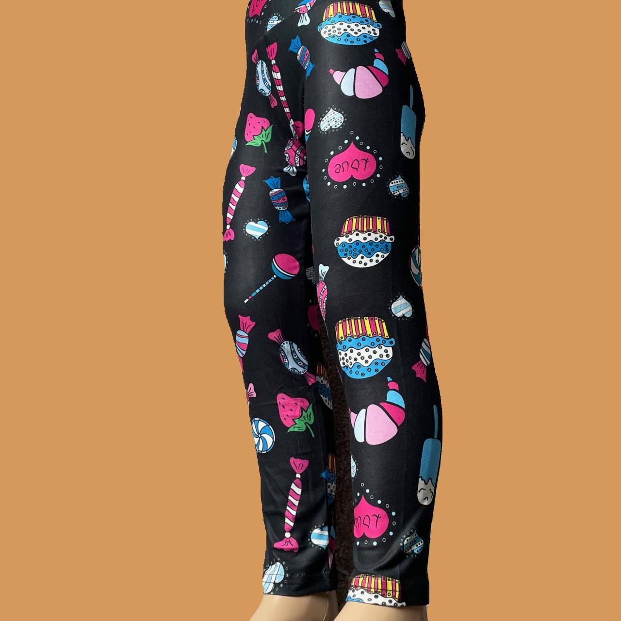 Sweets design full length stretch leggings