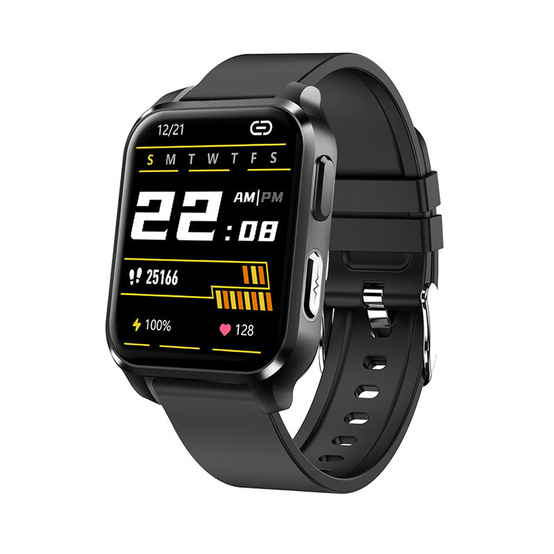 Sleek Blue Smart Fitness Watch with Step Tracker & Digital Display