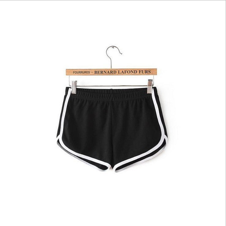 Women's Solid Color Breathable Workout Shorts