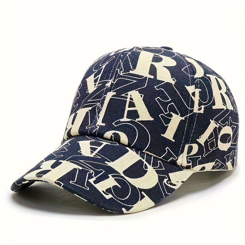 New Trendy Unisex Fashion Baseball Cap with Large Letters